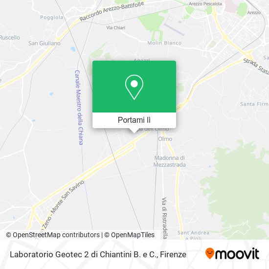 Mappa Laboratorio Geotec 2 di Chiantini B. e C.