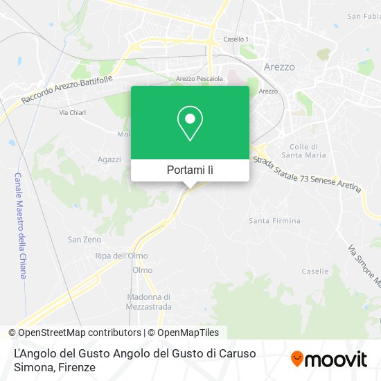 Mappa L'Angolo del Gusto Angolo del Gusto di Caruso Simona