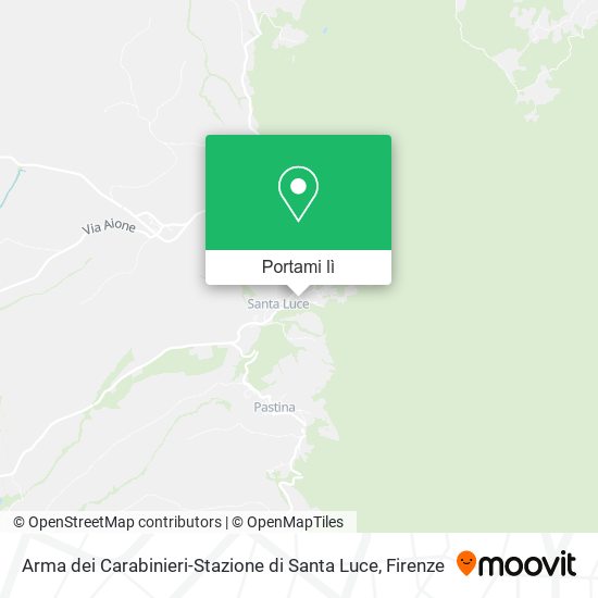 Mappa Arma dei Carabinieri-Stazione di Santa Luce