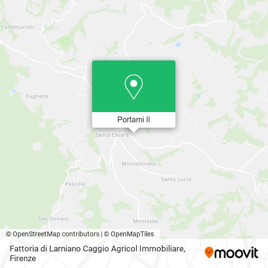 Mappa Fattoria di Larniano Caggio Agricol Immobiliare