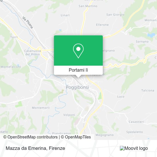 Mappa Mazza da Emerina