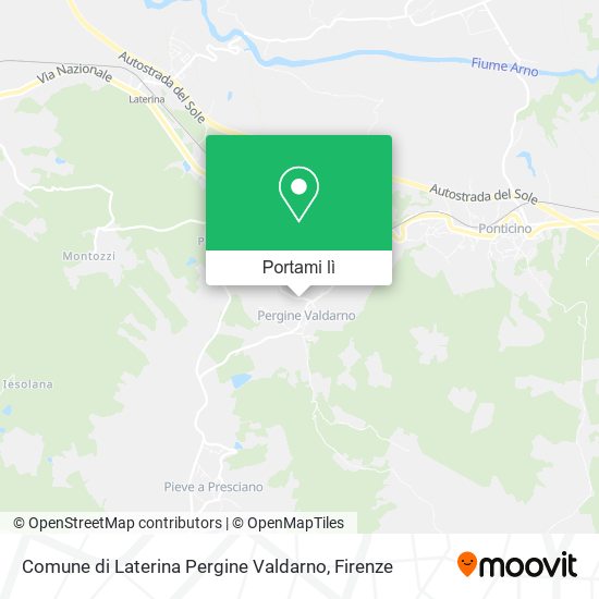 Mappa Comune di Laterina Pergine Valdarno
