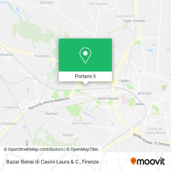 Mappa Bazar Benai di Casini Laura & C.