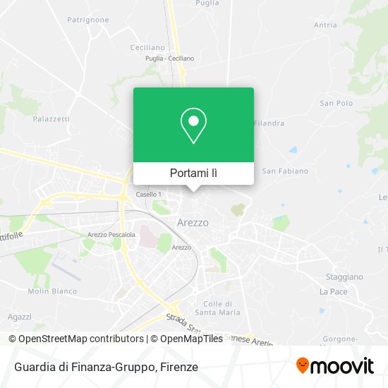Mappa Guardia di Finanza-Gruppo