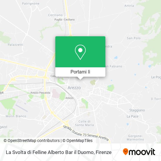 Mappa La Svolta di Felline Alberto Bar il Duomo