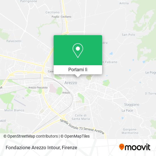 Mappa Fondazione Arezzo Intour