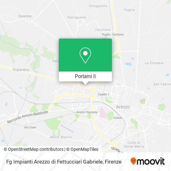 Mappa Fg Impianti Arezzo di Fettucciari Gabriele
