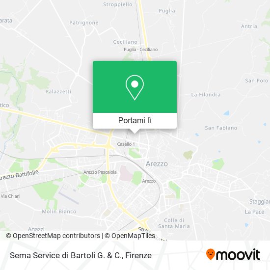 Mappa Sema Service di Bartoli G. & C.