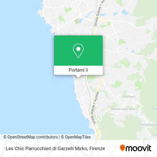 Mappa Les Chic Parrucchieri di Garzelli Mirko