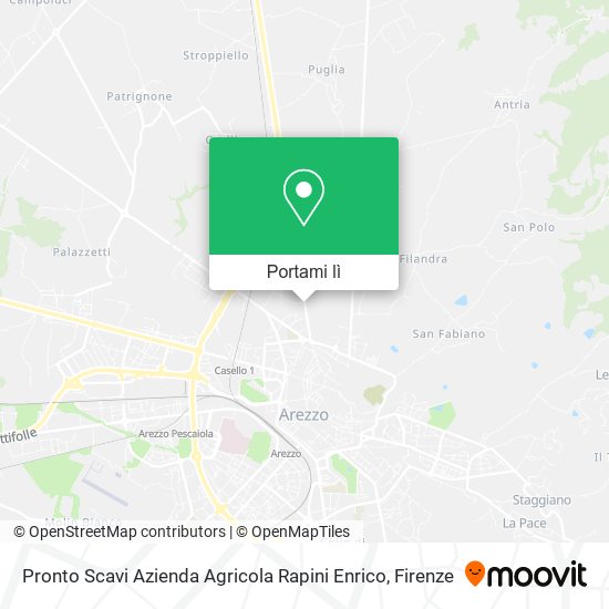 Mappa Pronto Scavi Azienda Agricola Rapini Enrico