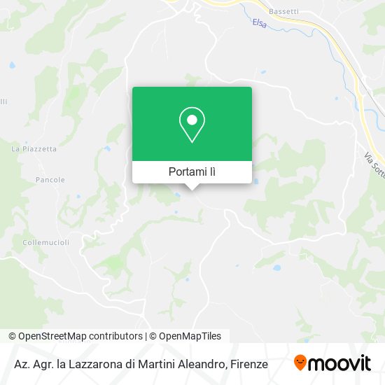 Mappa Az. Agr. la Lazzarona di Martini Aleandro