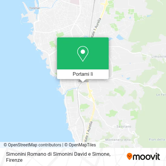 Mappa Simonini Romano di Simonini David e Simone