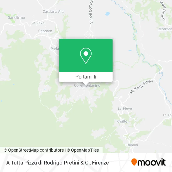 Mappa A Tutta Pizza di Rodrigo Pretini & C.