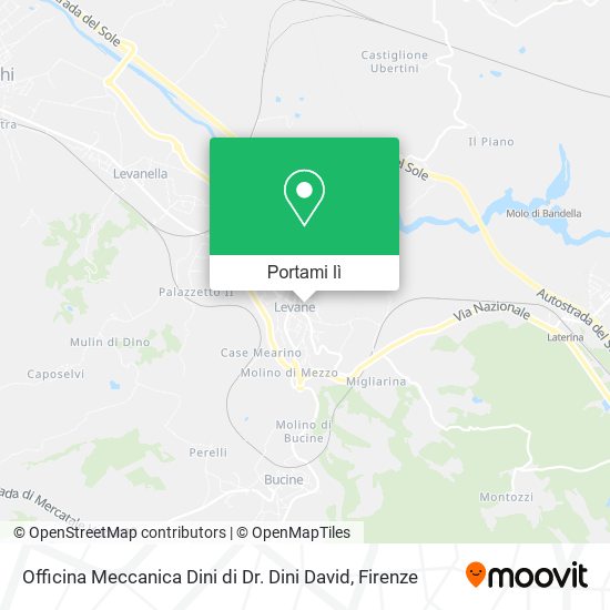 Mappa Officina Meccanica Dini di Dr. Dini David