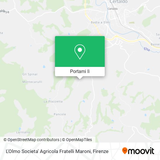 Mappa L'Olmo Societa' Agricola Fratelli Maroni
