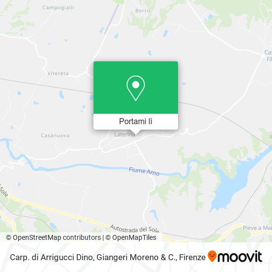 Mappa Carp. di Arrigucci Dino, Giangeri Moreno & C.