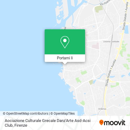 Mappa Aociazione Culturale Grecale Danz'Arte Asd-Acsi Club