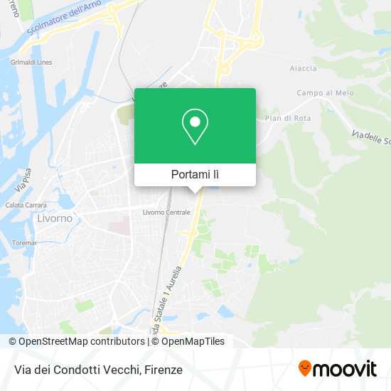 Mappa Via dei Condotti Vecchi