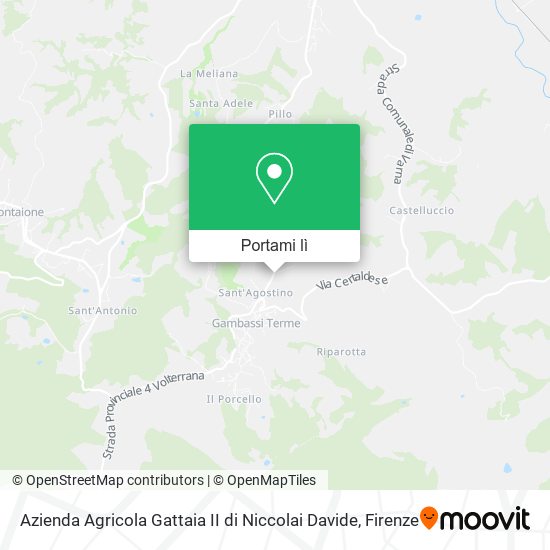 Mappa Azienda Agricola Gattaia II di Niccolai Davide