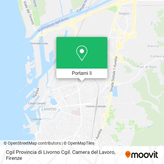 Mappa Cgil Provincia di Livorno Cgil. Camera del Lavoro