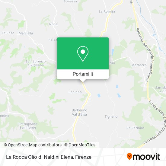 Mappa La Rocca Olio di Naldini Elena