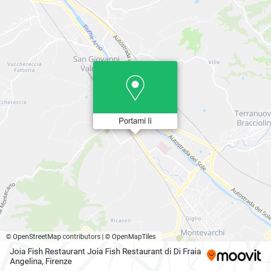 Mappa Joia Fish Restaurant Joia Fish Restaurant di Di Fraia Angelina