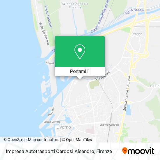 Mappa Impresa Autotrasporti Cardosi Aleandro