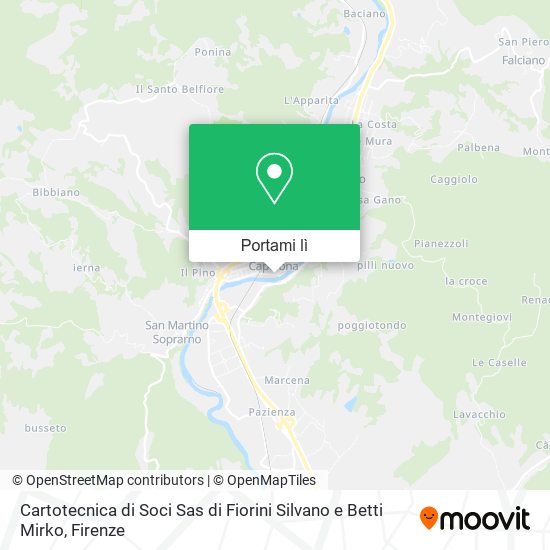 Mappa Cartotecnica di Soci Sas di Fiorini Silvano e Betti Mirko