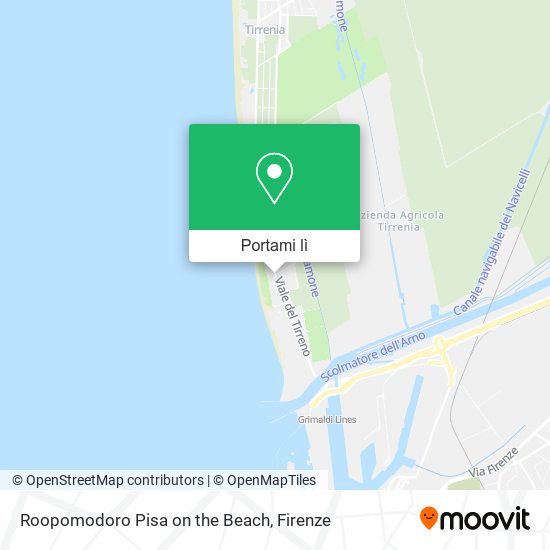 Mappa Roopomodoro Pisa on the Beach