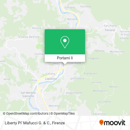 Mappa Liberty Pi' Mafucci G. & C.