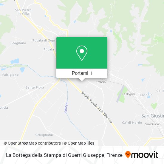 Mappa La Bottega della Stampa di Guerri Giuseppe