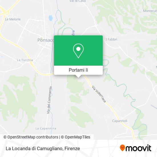 Mappa La Locanda di Camugliano