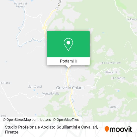Mappa Studio Profeionale Aociato Squillantini e Cavallari