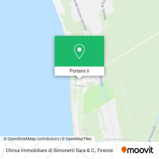 Mappa Chrisa Immobiliare di Simonetti Sara & C.
