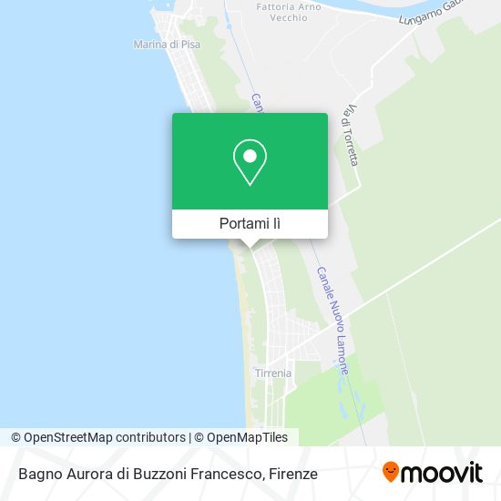 Mappa Bagno Aurora di Buzzoni Francesco