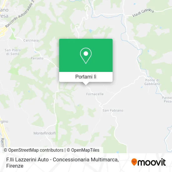 Mappa F.lli Lazzerini Auto - Concessionaria Multimarca