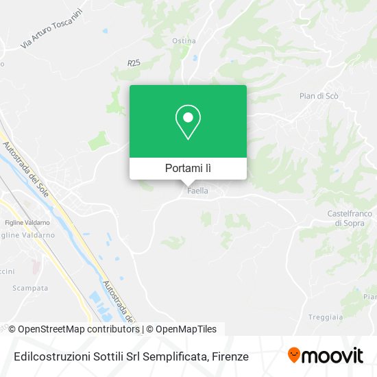 Mappa Edilcostruzioni Sottili Srl Semplificata