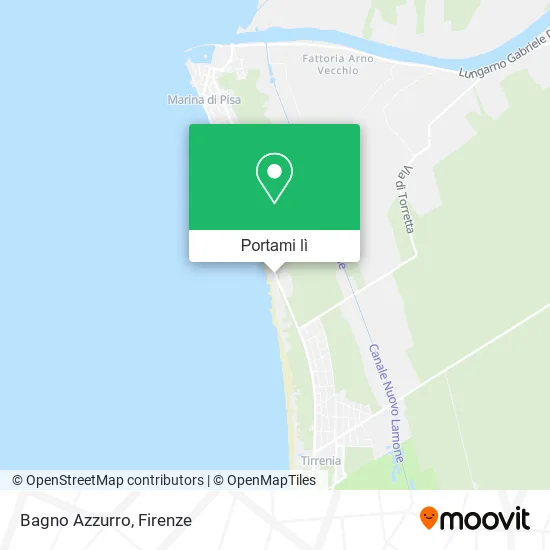Mappa Bagno Azzurro