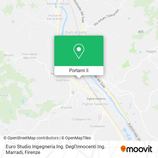 Mappa Euro Studio Ingegneria Ing. Degl'Innocenti Ing. Marradi