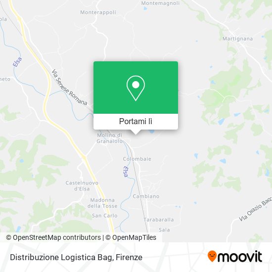 Mappa Distribuzione Logistica Bag