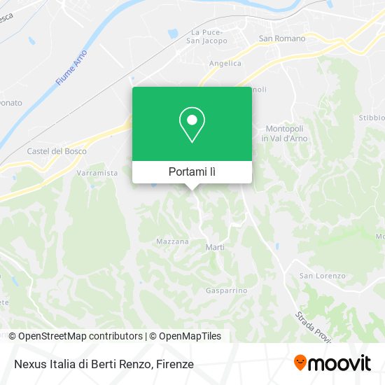 Mappa Nexus Italia di Berti Renzo