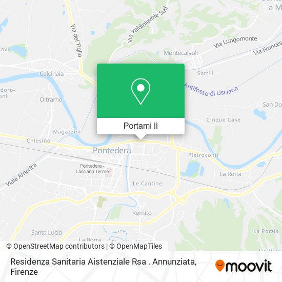 Mappa Residenza Sanitaria Aistenziale Rsa . Annunziata