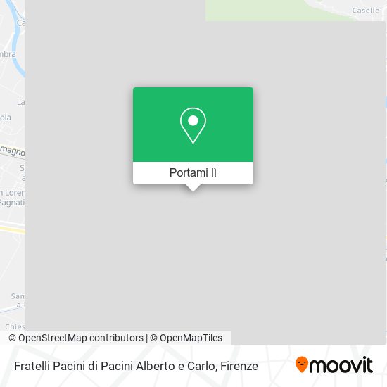 Mappa Fratelli Pacini di Pacini Alberto e Carlo