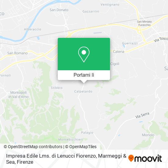 Mappa Impresa Edile Lms. di Lenucci Fiorenzo, Marmeggi & Sea