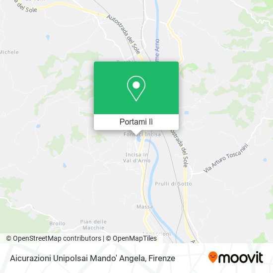 Mappa Aicurazioni Unipolsai Mando' Angela