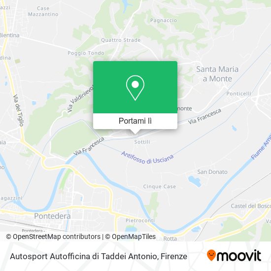 Mappa Autosport Autofficina di Taddei Antonio