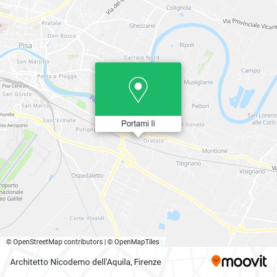 Mappa Architetto Nicodemo dell'Aquila