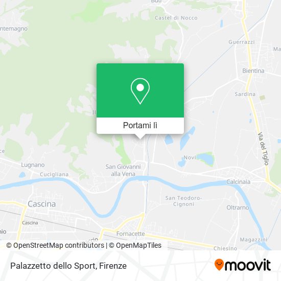 Mappa Palazzetto dello Sport