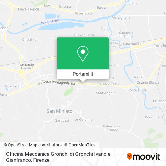 Mappa Officina Meccanica Gronchi di Gronchi Ivano e Gianfranco