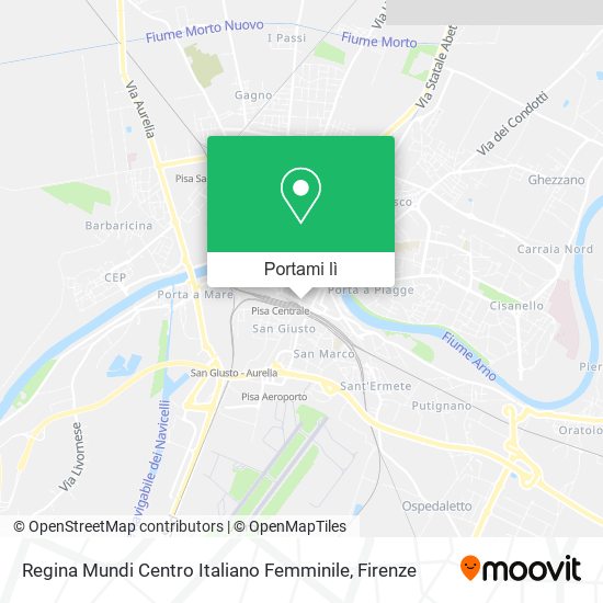 Mappa Regina Mundi Centro Italiano Femminile